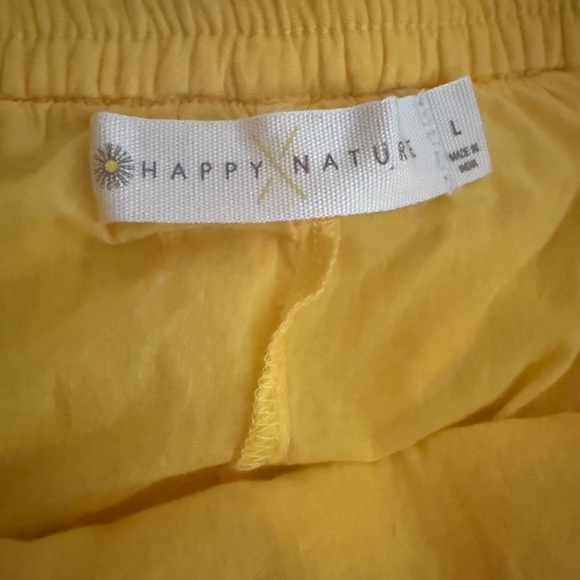 Happy X Nature Yellow Sleeveless Tiered Midi Dress OR Maxi Skirt Size Large - Picture 7 of 7